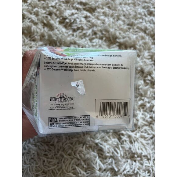 NIB Elmo By Kurt S. Adler Hand Crafted Glass Christmas Ornament - Picture 7 of 12